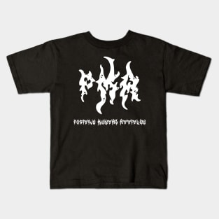 PMA Positive Mental Attitude Metal Hardcore Punk Kids T-Shirt